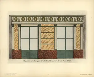 Shopfront Prints: Shopfront of Boieldieus music store, Paris, circa 1800