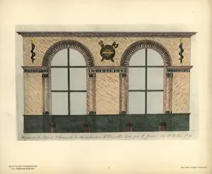 Shopfront to Boutets weapons store, Paris, circa 1800s