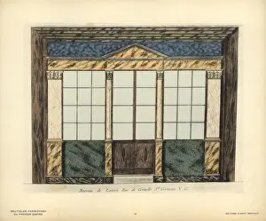 Shopfront Prints: Shopfront of a lottery office, Paris, circa 1800