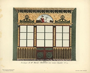 Shopfront of Marais herbalist or apothecary Shopfront of Marais herbalist or apothecary