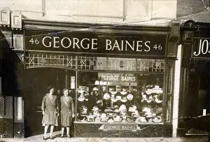 Baines Prints: Shopfront, Thought to be West Bromwich, Staffordshire