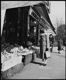 Suburban Shopping Street
