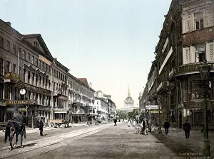 Shopping street, St. Petersburg, Russia