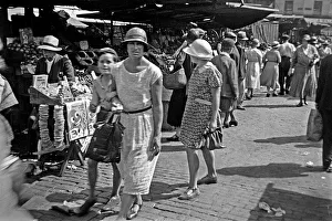 Shopping in Whitechapel Market, East London