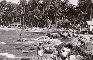 Lavinia Prints: The shore at Mouth Lavinia, Colombo, Sri Lanka