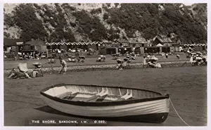 Huts Gallery: The Shore at Sandown, Isle of Wight