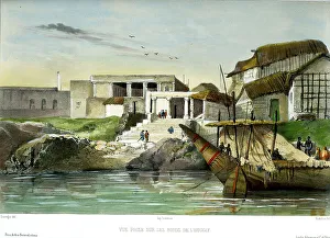 Vaillant Prints: The Shores of The River Hougly, India