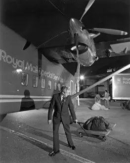 Short 360 of Royal Mail Special Services at Aberdeen Airport