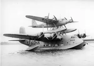 Short-Mayo composite aircraft S21 Maia G-ADHK
