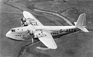 Coriolanus Collection: Short S23 Empire Flying Boat G-AETV Coriolanu
