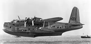 Boac Prints: Short S25 Sunderland III G-AGJO Honduras of BOAC