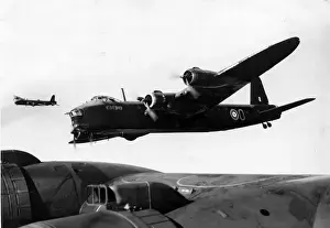 Trio Prints: Short S29 Stirling I trio aloft of No 7 Squadron