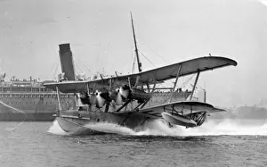 Solent Prints: Short S8 / 8 Rangoon G-AEIM (formerly S1433) taxying