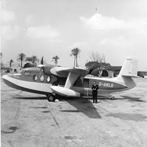 Short SA6 Sealand G-AKLO the European demonstrator aircraft