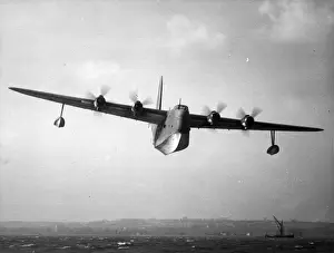 Short Shetland I in flight