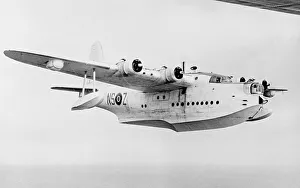 1940s Gallery: Short Sunderland flying boat in flight