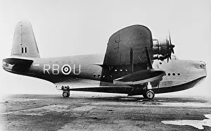 Airfield Gallery: Short Sunderland flying boat, RaF, WW2