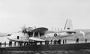 Short Sunderland flying boat, RaF, WW2