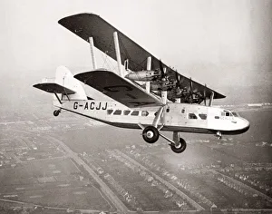 Four Engined Prints: Shorts Scylla, four engined biplane, 1934