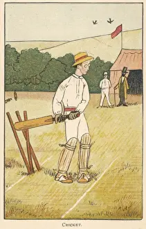 Bales Prints: Shortsighted young cricketer is bowled out
