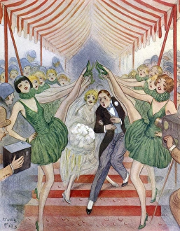 Images Dated 7th September 2016: The Show-Girls Wedding by Wallis Mills