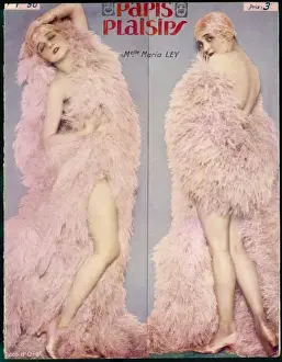 Draped Prints: Showgirl Maria Ley 1926