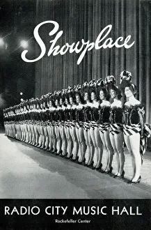 Rockefeller Prints: Showplace, Radio City Music Hall, Rockefeller Centre, NYC