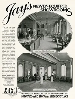 Jays Prints: Showrooms for Jays fashion department 1933