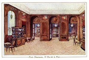 Jewellers Prints: Showrooms, Lacloche Freres, Jewellers, Paris, France