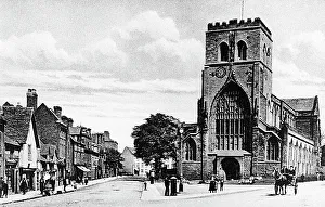 Shrewsbury Abbey Church early 1900s
