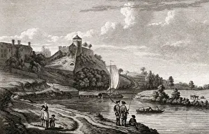 1777 Prints: SHREWSBURY CASTLE / 1777