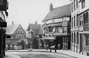 Shrewsbury Prints: Shrewsbury Wyle Cop Victorian period