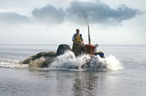 Cumbrian Gallery: Shrimp fisherman, Flookborough, Morecambe Bay - 2