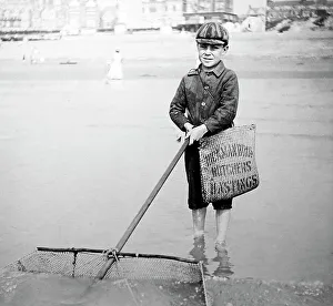 Shrimping Prints: Shrimping in Hastings, Victorian period