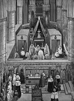 The Shrine of St Edward and its part in the Coronation cerem