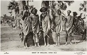 Tribesmen Prints: Shullucks of the Upper Nile (Khartoum)