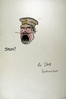 Images Dated 7th May 2009: SHUN ! The Drill Instructor