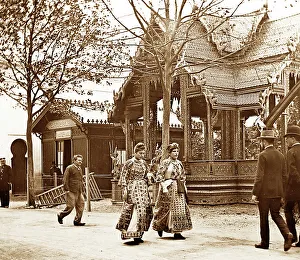 Siamese Pavilion, 1889 Exposition Universelle, Paris, France