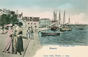 Sibenik Prints: Sibenik, Croatia - Quayside