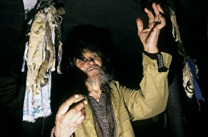 A Siberian shaman / sorcerer / wizard / healer