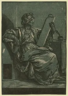 Sibyll holding a tablet