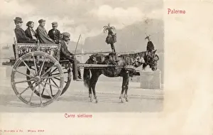 Spoked Prints: Sicilian Carriage - Sicily, Italy