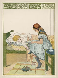 Clogs Gallery: SICK CHILD & GIRL NURSE SICK CHILD & GIRL NURSE