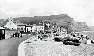 Sidmouth Beach early 1900s