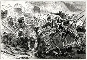 Cavaliers Prints: The Siege of Basing House, near Basingstoke, Hampshire, during the English Civil War