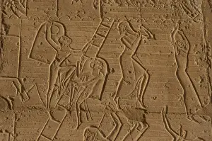 Enemies Prints: The Siege of Dapur (1269 B. C. ). Egyptian princes assault tow
