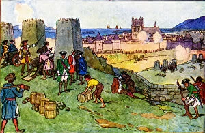 Images Dated 19th May 2020: Siege of Derry by Jacobite forces