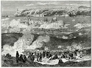 Images Dated 12th August 2021: Siege of Sebastopol (Sevastopol), Crimean War. Date: 1854-1855