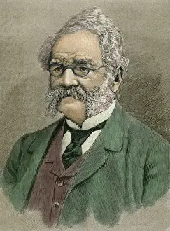 Werner Prints: Siemens, Werner von (1816-1892). Engraving