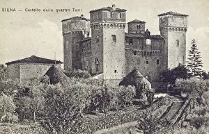 Tuscan Prints: Siena, Castello delle Quattro Torri - Tuscany, Italy